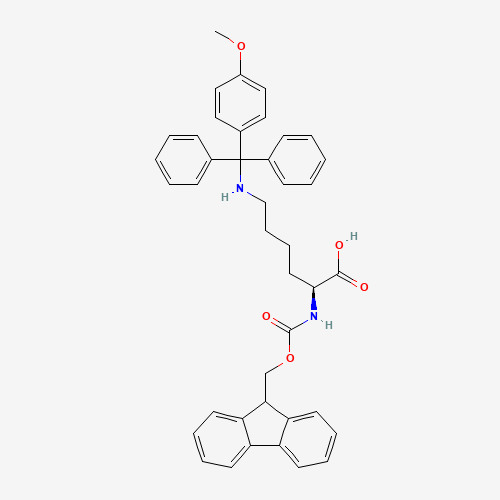 (2S)-2-(9H-fluoren-9-ylmethoxycarbonylamino)-6-[[(4-methoxyphenyl)-diphenylmethyl]amino]hexanoic acid (CAS: 159857-60-0) - Related Chemical Product