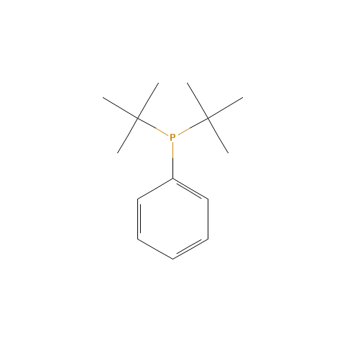 ditert-butyl(phenyl)phosphane (CAS: 32673-25-9) - Chemical Structure and Molecular Formula 