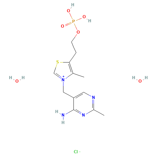 2-[3-[(4-amino-2-methylpyrimidin-5-yl)methyl]-4-methyl-1,3-thiazol-3-ium-5-yl]ethyl dihydrogen phosphate;chloride;dihydrate (CAS: 273724-21-3) - Related Chemical Product