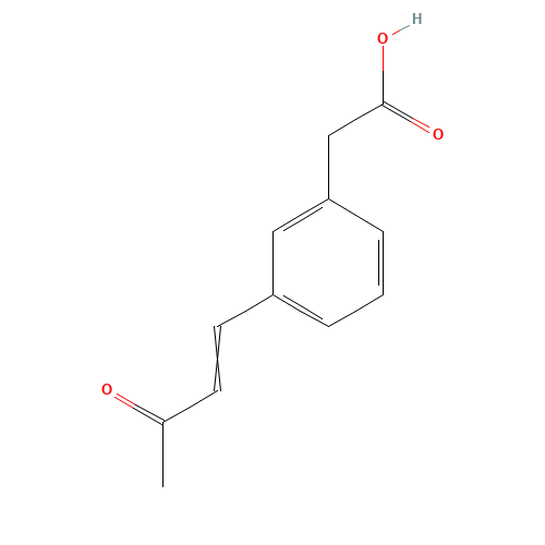 2-[3-[(E)-3-oxobut-1-enyl]phenyl]acetic acid (CAS: 34841-54-8) - Related Chemical Product