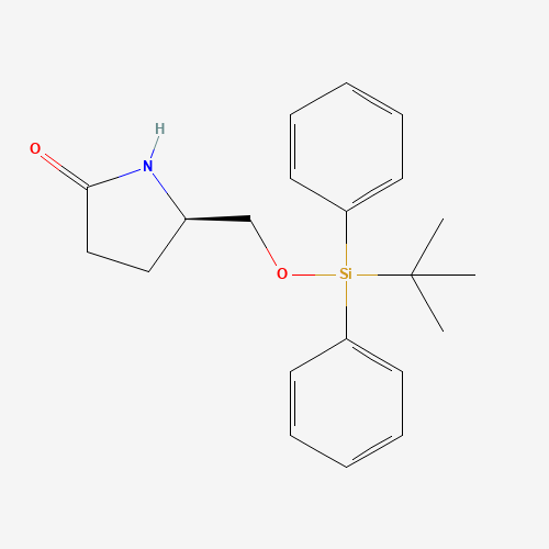 (5R)-5-[[tert-butyl(diphenyl)silyl]oxymethyl]pyrrolidin-2-one (CAS: 138629-44-4) - Related Chemical Product