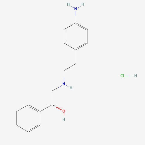 (1R)-2-[2-(4-aminophenyl)ethylamino]-1-phenylethanol;hydrochloride (CAS: 521284-22-0) - Related Chemical Product