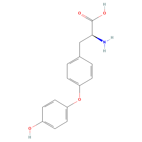 (2S)-2-amino-3-[4-(4-hydroxyphenoxy)phenyl]propanoic acid (CAS: 1596-67-4) - Related Chemical Product