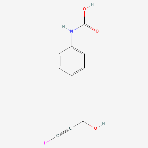 3-iodoprop-2-yn-1-ol;phenylcarbamic acid (CAS: 22618-38-8) - Chemical Structure and Molecular Formula 