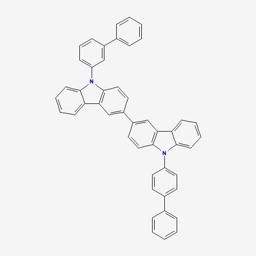 9-[1,1'-Biphenyl]-3-yl-9'-[1,1'-biphenyl]-4-yl-3,3'-bi-9H-carbazole (CAS: 1643479-47-3) - Related Chemical Product
