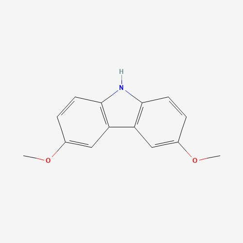 3,6-dimethoxy-9H-carbazole (CAS: 57103-01-2) - Chemical Structure and Molecular Formula 