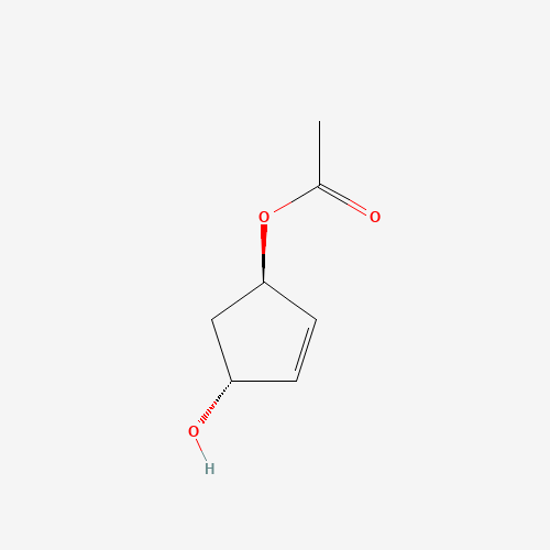 [(1R,4R)-4-hydroxycyclopent-2-en-1-yl] acetate (CAS: 60410-17-5) - Related Chemical Product