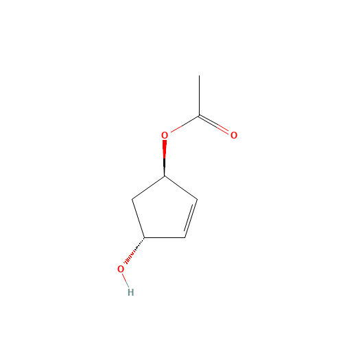[(1R,4R)-4-hydroxycyclopent-2-en-1-yl] acetate (CAS: 60410-17-5) - Related Chemical Product