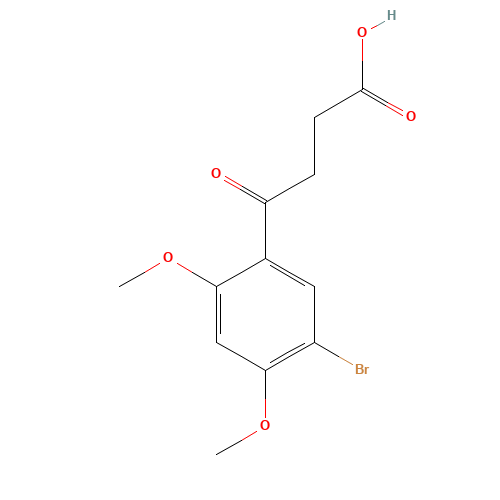 4-(5-BROMO-2,4-DIMETHOXY-PHENYL)-4-OXO-BUTYRIC ACID (CAS: 63213-40-1) - Related Chemical Product