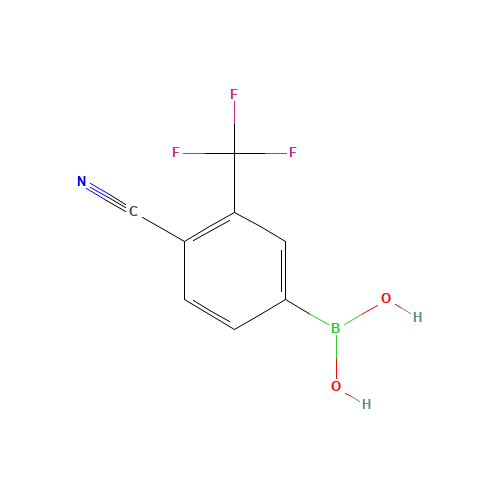 4-Cyano-3-(trifluoromethyl)phenylboronic acid (CAS: 915299-32-0) - Related Chemical Product