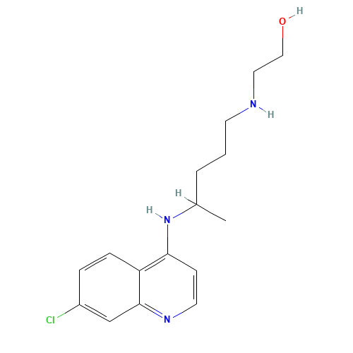2-[4-[(7-chloroquinolin-4-yl)amino]pentylamino]ethanol (CAS: 4298-15-1) - Related Chemical Product