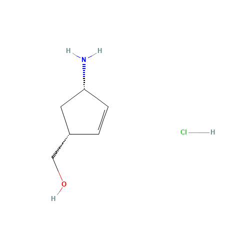 ((1R,4S)-4-aminocyclopent-2-en-1-yl)methanol hydrochloride (CAS: 287717-44-6) - Related Chemical Product