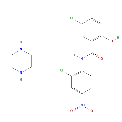 NICLOSAMIDE PIPERAZINE SALT (CAS: 34892-17-6) - Related Chemical Product