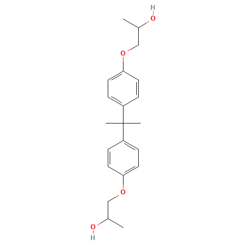 Propoxylated bisphenol a (CAS: 37353-75-6) - Chemical Structure and Molecular Formula 