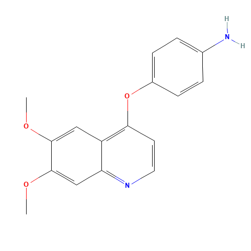 4-(6,7-dimethoxyquinolin-4-yl)oxyaniline (CAS: 190728-25-7) - Related Chemical Product