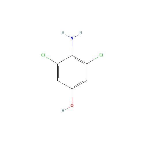 4-amino-3,5-dichlorophenol (CAS: 26271-75-0) - Chemical Structure and Molecular Formula 