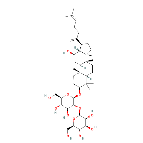 Ginsenoside RK2 (CAS: 494753-69-4) - Chemical Structure and Molecular Formula 