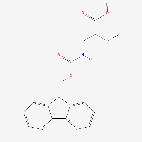 2-({[(9H-fluoren-9-ylmethoxy)carbonyl]amino}methyl)butanoic acid (CAS: 180181-95-7) - Related Chemical Product