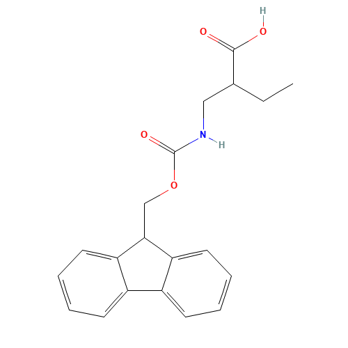 2-({[(9H-fluoren-9-ylmethoxy)carbonyl]amino}methyl)butanoic acid (CAS: 180181-95-7) - Related Chemical Product