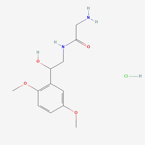 2-amino-N-[2-(2,5-dimethoxyphenyl)-2-hydroxyethyl]acetamide;hydrochloride (CAS: 43218-56-0) - Related Chemical Product