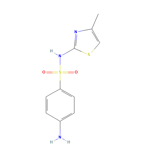 4-amino-N-(4-methyl-1,3-thiazol-2-yl)benzenesulfonamide (CAS: 515-59-3) - Related Chemical Product