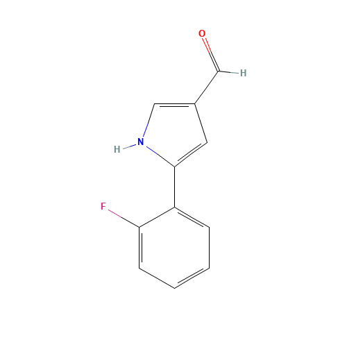 1H-Pyrrole-3-carboxaldehyde, 5-(2-fluorophenyl)- (CAS: 881674-56-2) - Related Chemical Product