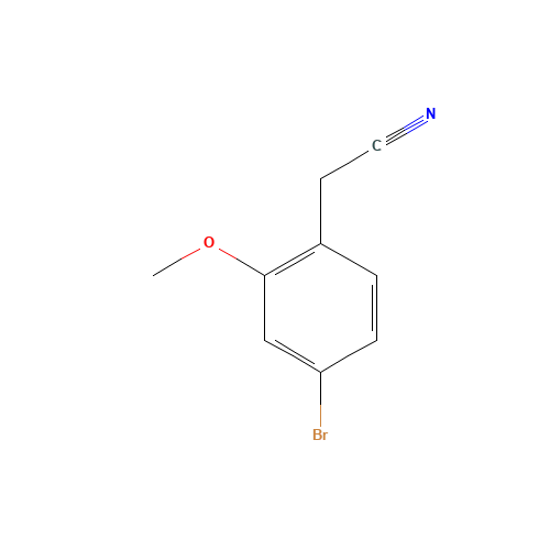 (4-Bromo-2-methoxyphenyl) acetonitrile (CAS: 858523-37-2) - Related Chemical Product