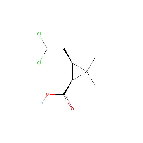 cis-DL-3-(2,2-Dichlorovinyl)-2,2-dimethylcyclopropanecarboxylic acid (CAS: 59042-49-8) - Related Chemical Product