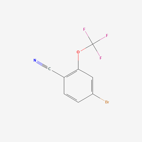 4-bromo-2-(trifluoromethoxy)benzonitrile (CAS: 1187983-97-6) - Chemical Structure and Molecular Formula 