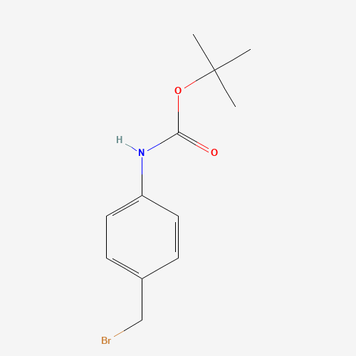 tert-butyl N-[4-(bromomethyl)phenyl]carbamate (CAS: 239074-27-2) - Related Chemical Product