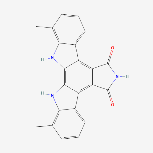 12,13-Dihydro-1,11-dimethyl-5H-Indolo[2,3-a]pyrrolo[3,4-c]carbazole-5,7(6H)-dione (CAS: 245106-23-4) - Related Chemical Product