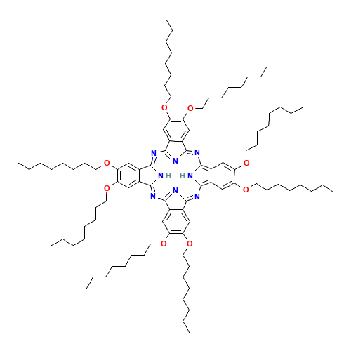 2,3,9,10,16,17,23,24-Octakis(octyloxy)-29H,31H-phthalocyanine (CAS: 119457-81-7) - Related Chemical Product