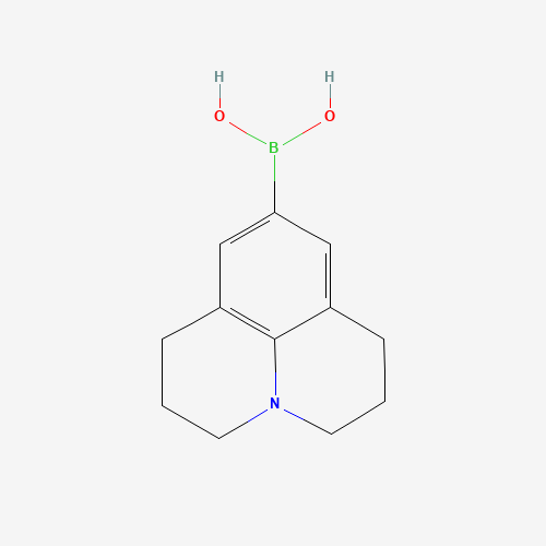 9-julolidine boronic acid (CAS: 391248-18-3) - Chemical Structure and Molecular Formula 