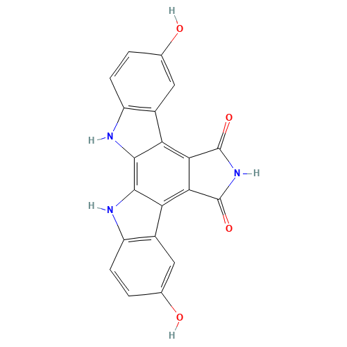 12,13-Dihydro-3,9-dihydroxy-5H-Indolo[2,3-a]pyrrolo[3,4-c]carbazole-5,7(6H)-dione (CAS: 153998-00-6) - Related Chemical Product