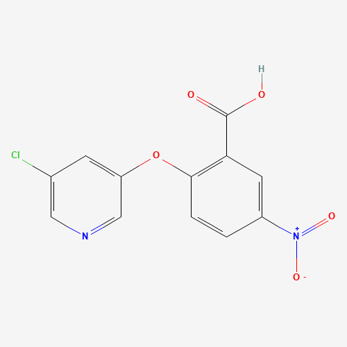 2-[(5-chloro-3-pyridyl)oxy]-5-nitrobenzoic acid (CAS: 239081-09-5) - Related Chemical Product