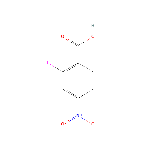2-Iodo-4-nitrobenzoic acid (CAS: 89459-38-1) - Chemical Structure and Molecular Formula 
