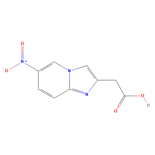 2-(6-nitroimidazo[1,2-a]pyridin-2-yl)acetic acid (CAS: 59128-18-6) - Related Chemical Product
