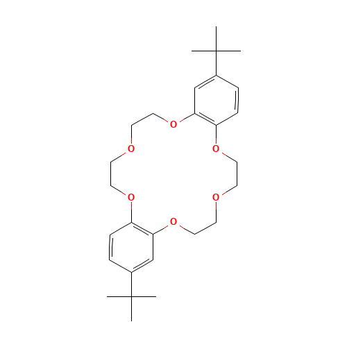 2,13-di-tert-butyl-6,7,9,10,17,18,20,21-octahydrodibenzo[b,k][1,4,7,10,13,16]hexaoxacyclooctadecine (CAS: 88155-39-9) - Related Chemical Product