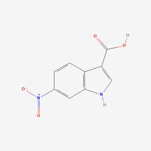 6-nitro-1h-indole-3-carboxylic acid (CAS: 10242-03-2) - Chemical Structure and Molecular Formula 