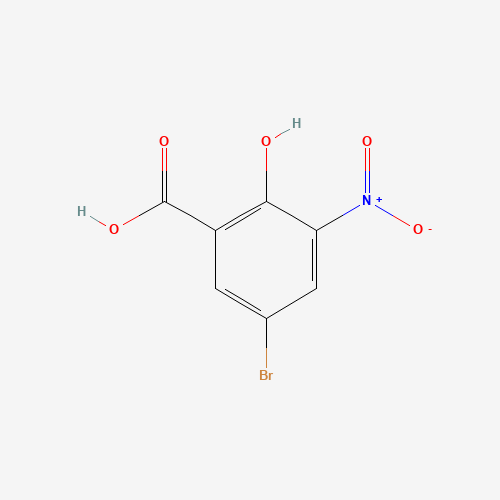 5-Bromo-2-hydroxy-3-nitrobenzoic acid (CAS: 10169-50-3) - Related Chemical Product