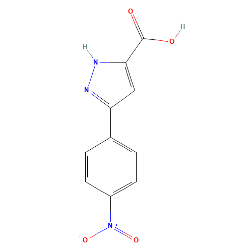 5-(4-nitrophenyl)-1H-pyrazole-3-carboxylic acid (CAS: 189083-63-4) - Related Chemical Product