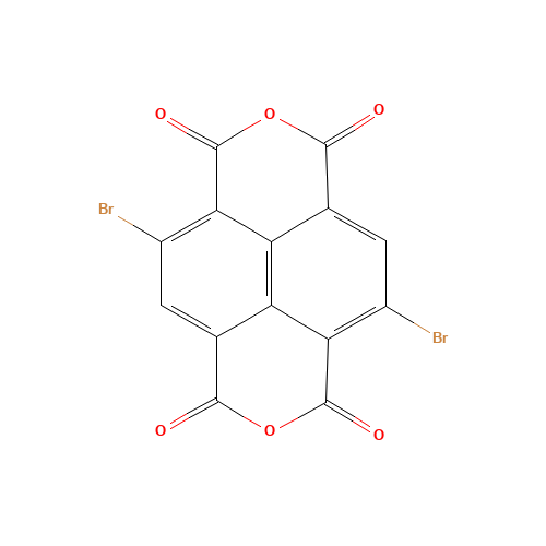 4,9-Dibromoisochromeno[6,5,4-def]isochromene-1,3,6,8-tetraone (CAS: 83204-68-6) - Chemical Structure and Molecular Formula 