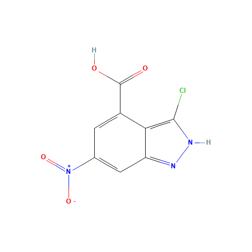 3-Chloro-6-nitro-1H-indazole-4-carboxylic acid (CAS: 885519-67-5) - Related Chemical Product