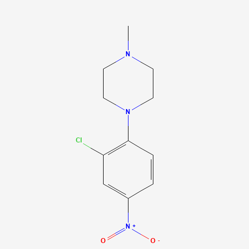 1-(2-chloro-4-nitrophenyl)-4-methylpiperazine (CAS: 16154-62-4) - Related Chemical Product