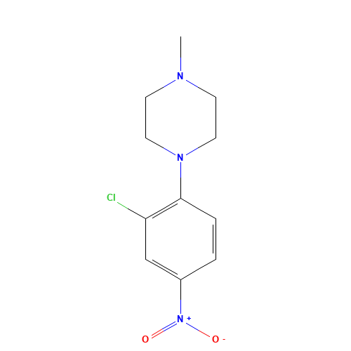 1-(2-chloro-4-nitrophenyl)-4-methylpiperazine (CAS: 16154-62-4) - Related Chemical Product