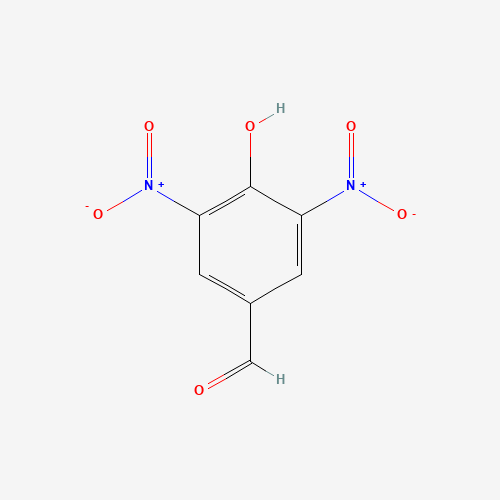 3,5-Dinitro-4-hydroxybenzaldehyde (CAS: 52132-61-3) - Chemical Structure and Molecular Formula 
