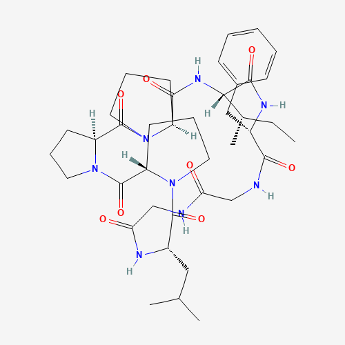 Heterophyllin B (CAS: 145459-19-4) - Chemical Structure and Molecular Formula 