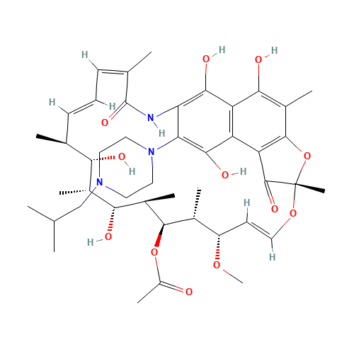 Rifandin (CAS: 57184-22-2) - Chemical Structure and Molecular Formula 