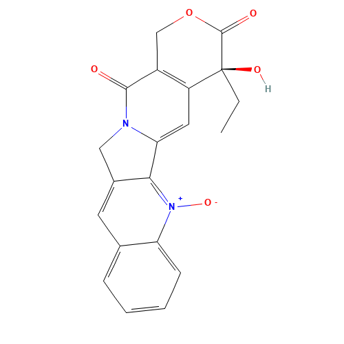(4s)-4-ethyl-4-hydroxy-1h-pyrano[3',4':6,7]indolizino[1,2-b]quinoline-3,14(4h,12h)-dione 6-oxide (CAS: 86639-48-7) - Related Chemical Product