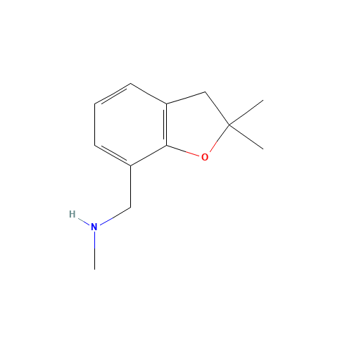 1-(2,2-dimethyl-3H-1-benzofuran-7-yl)-N-methylmethanamine (CAS: 868755-46-8) - Related Chemical Product